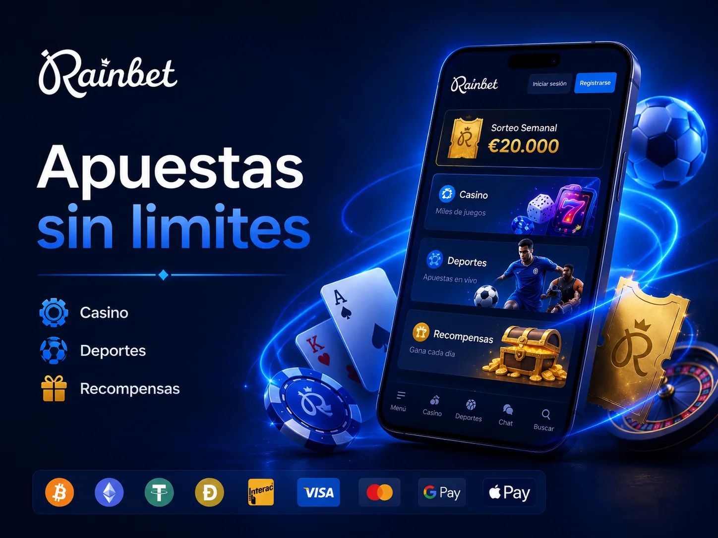 Rainbet apuestas sin límites con casino, deporte y recompensas