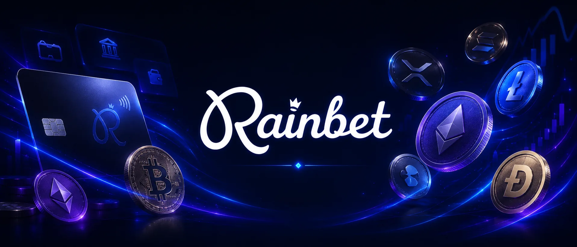 Rainbet Krypto Coins und Marken-Teiler